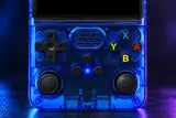 Close-up of dual analog sticks and physical controls